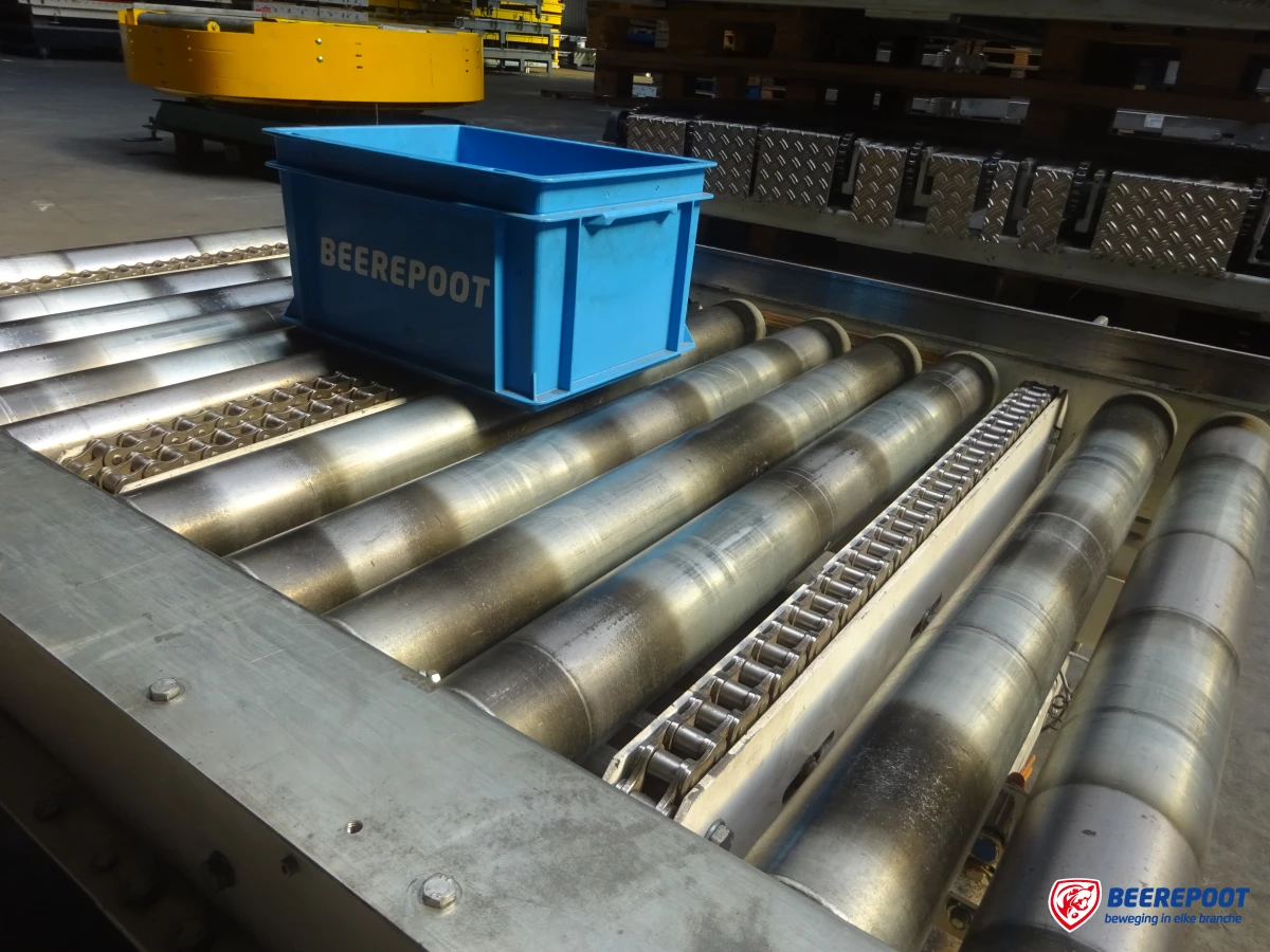 Rollenbaan-/kettingbaanwissel